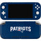 NFL New England Patriots Distressed Nintendo Switch Lite Skin